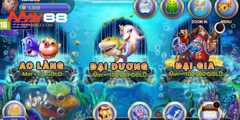 4 tựa game đình đám trong bắn cá MAY88