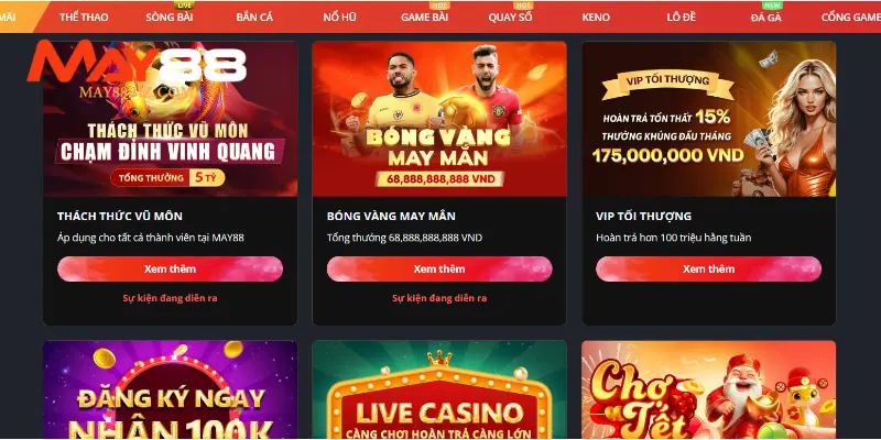 Những lưu ý khi tham gia các chương trình khuyến mãi MAY88