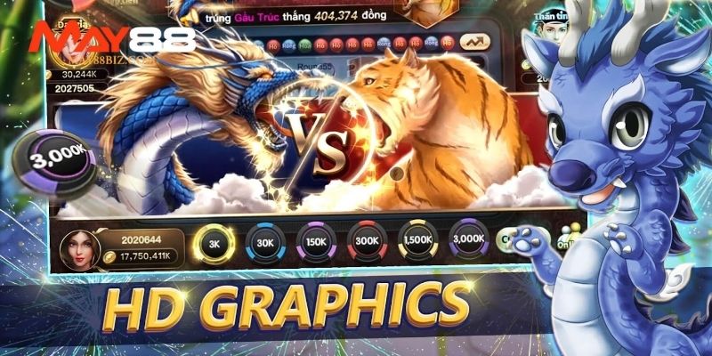 Rồng Hổ online là game cá cược trực tuyến ăn khách tại May88